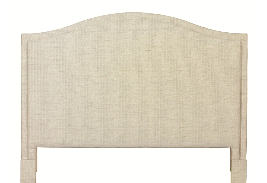 Custom Upholstered Beds California King Vienna Upholstered Headboard by Bassett at Esprit Decor Home Furnishings